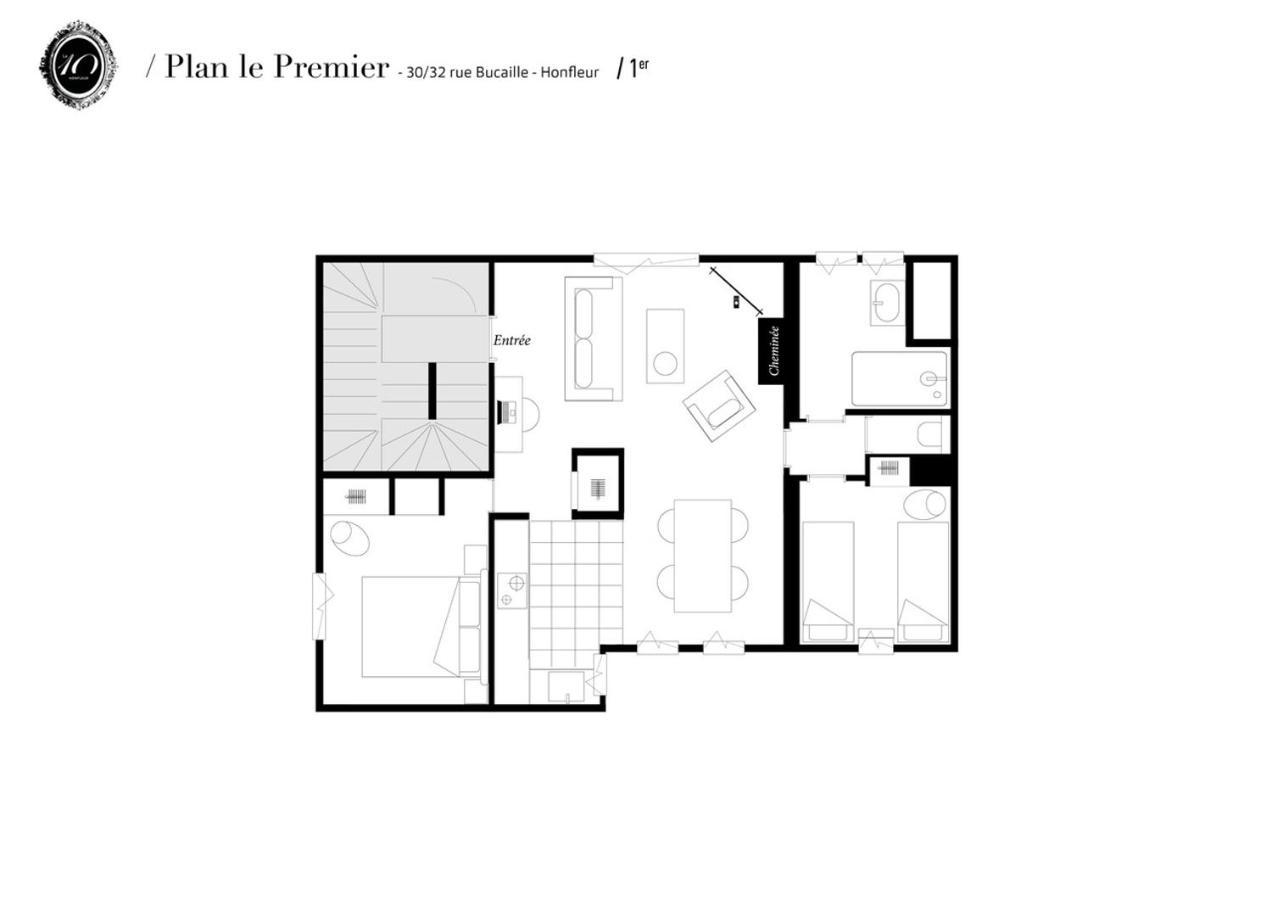L' Annexe Du 10honfleur Appartement *